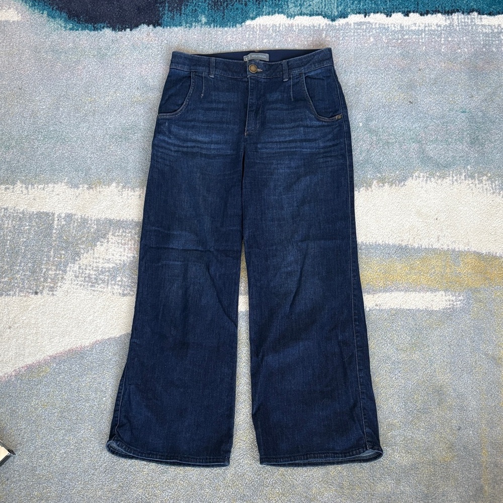 Wit & Wisdom Whitney 'Ab'Solution Skyrise Wide Leg Jeans (12)